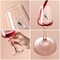 Mothers Day Gifts for Mom Grandma Wife Daughter Her, Personalized Initial Wine Glasses Custom Gift, Birthday Gifts for Women Mom Wife Best Friend Sister (K)